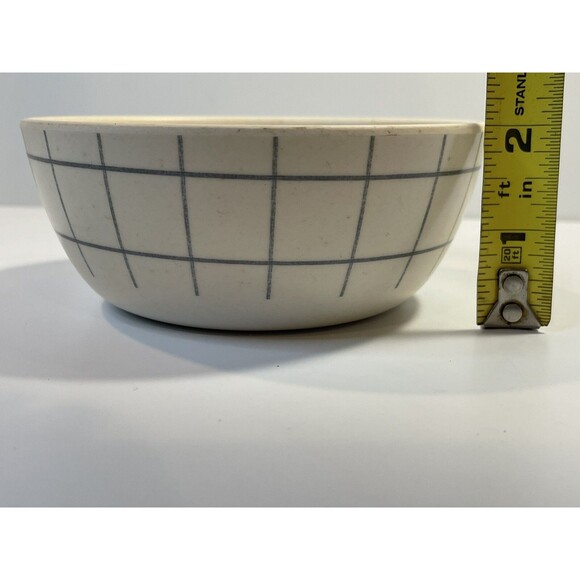 Hearth & Hand with Magnolia Melamine Bowl Joanna Gaines Cereal Soup Plaid - Picture 6 of 6